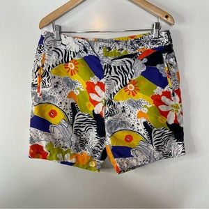 Mr. Turk Trina Turk Mens Abstract Swim Trunks Size 32